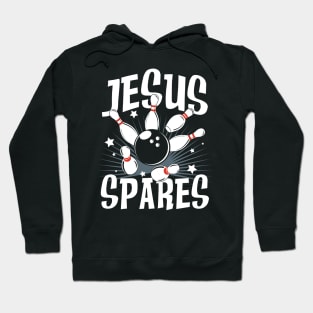 Jesus Spares Bowling Hoodie